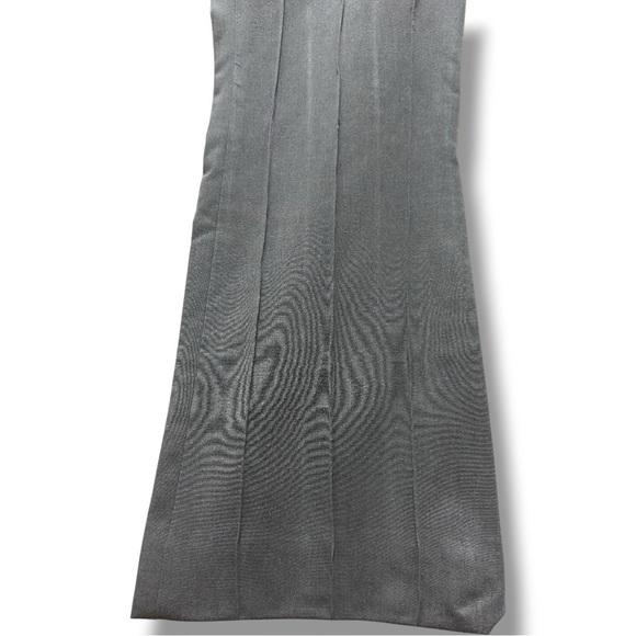 308 Juliana Collection | NWOT USA Gray Pleated Flare Dress Pants (Size 2) - Picture 3 of 10